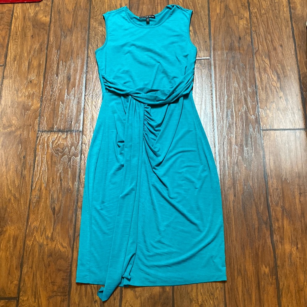 5th and Park Form Flattering Below The Knee Dress Midi